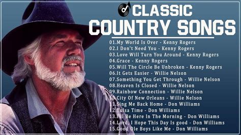 Kenny Rogers George Strait Alan Jackson Don Williams Willie Nelson ⭐ Best Classic Country