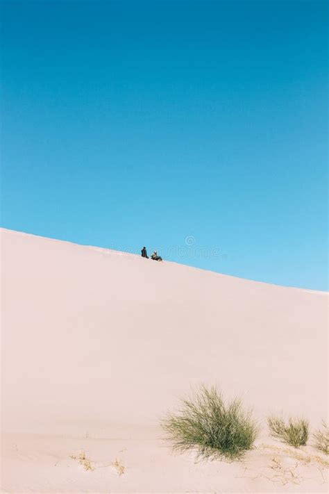 unrecognizable couple  huge sand dunes dunas de taton catamarca
