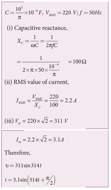 Solved Example Problems On Alternating Current Ac And Circuit