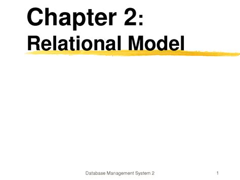 Solution Relational Model Ppt Studypool