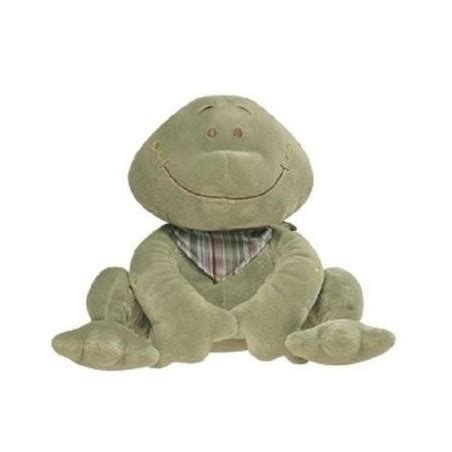 Doudou Noukies Noukie S Epa Aldo La Grenouille Cms Vert Foulard Rayee