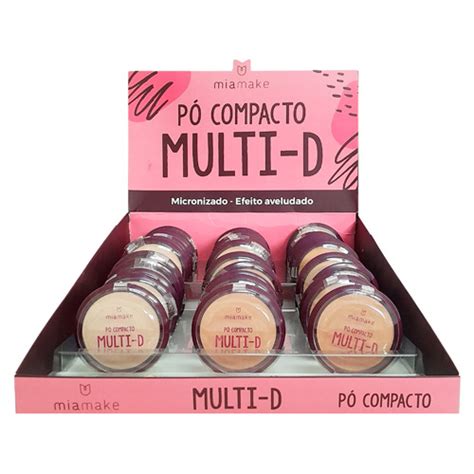 Pó Compacto Multi D Cores Médias Mia Make Revenda Atacado Virtual