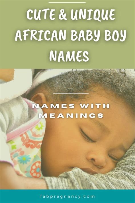 African Boy Names | African boy names, African baby names, Cool baby ...