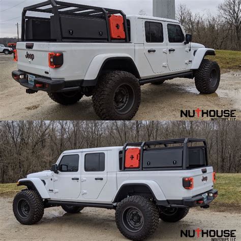 This Jeep Gladiator Came In From Tenessee For Install Of The Tech 1 Series Full Height Rack