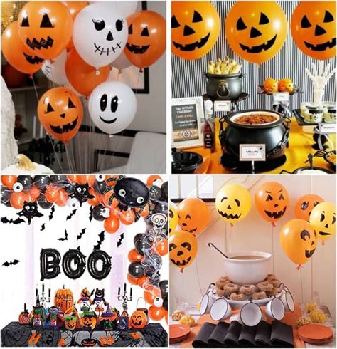 15 Ideas Sencillas Para Decorar Con Globos En Halloween Hot Sex Picture