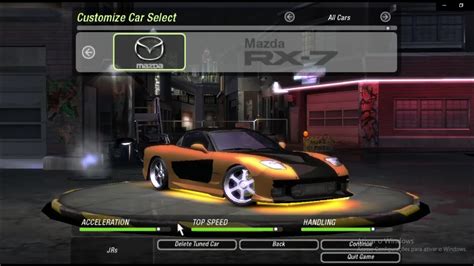 How To Customize Han S RX 7 In Need For Speed Underground 2 YouTube