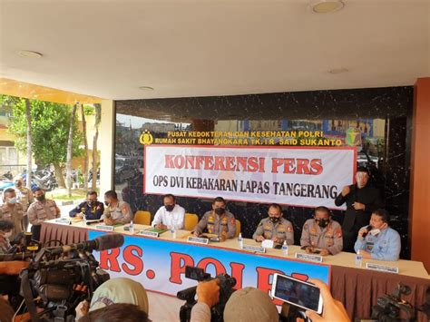 Korban Kebakaran Lapas Tangerang Berhasil Diidentifikasi Tim Dvi