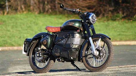 Electric Royal Enfield Motorcycle Bullet Photon Debuts In England