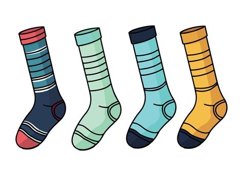 sock illustration isolated on white background. 48116026 Vector Art at Vecteezy