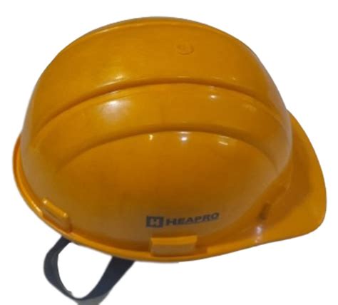 PVC Yellow And Black Heapro Safety Helmet Size Medium At Rs 140 Piece