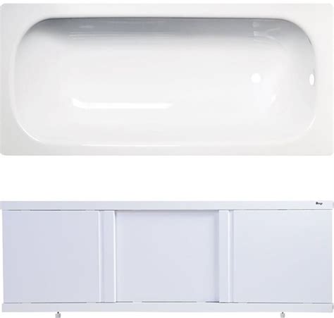 Ванна стальная ВИЗ Tevro 150х70 с экраном Emmy Элис и ножками, белый ...