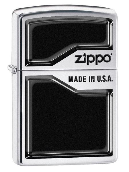 Zippo Lighter Zippo Made In Usa High Polish Chrome 78075 Lucas Lighters