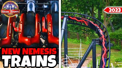 New Nemesis Trains Revealed Alton Towers Nemesis Construction