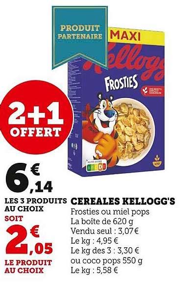 Promo Céréales Kellogg s chez U Express iCatalogue fr