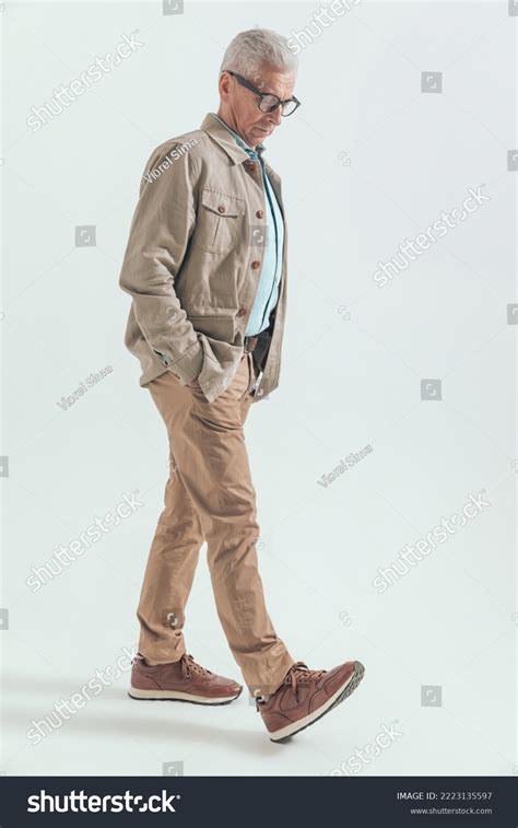 Sad Man Walking Side View Stock Photos Images Photography