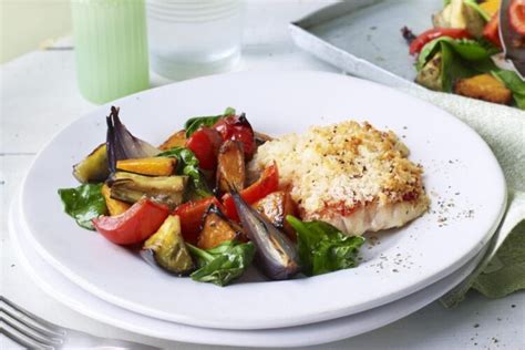 Filetes De Pescada No Forno Legumes Ruralea