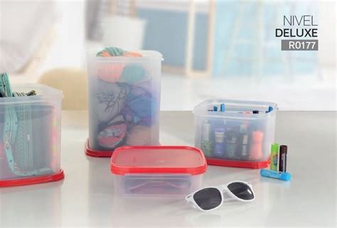 Set Recipientes Modular Cuadrado Tupperware 5 5 4 2 6 1 2 L 100 000