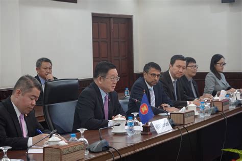 Secretary General Of Asean Meets With Deputy Prime Minister And