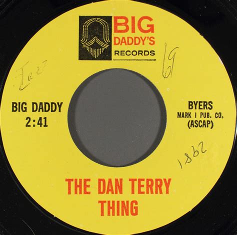 The Dan Terry Thing Big Daddy Funin 1968 Vinyl Discogs