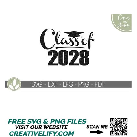 Class Of 2028 Svg Graduation Svg 2028 Svg 2028 Gradua Inspire Uplift