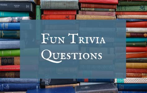 30 Fun Trivia Questions - HobbyLark