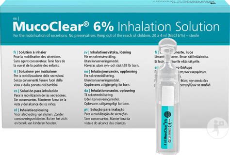 Pari Mucoclear 6 NaCl Solution À Inhaler Ampoules 20x4ml Apo24