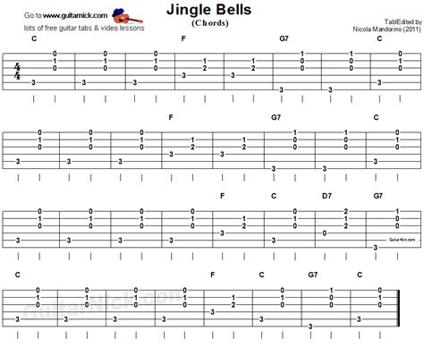 Jingle Bells Guitar Chords Easy