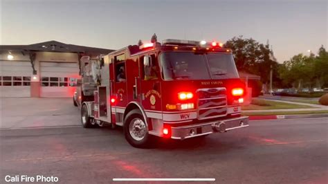 West Covina Fire Quint 2 Responding YouTube