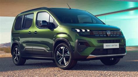 Peugeot E Rifter Is A Stylish Electric Minivan That Wants To Look