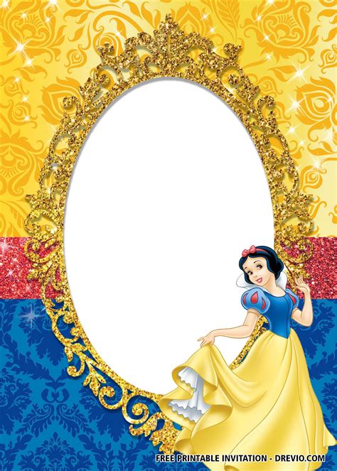 The Snow Princess Is Standing In Front Of A Yellow And Blue Background