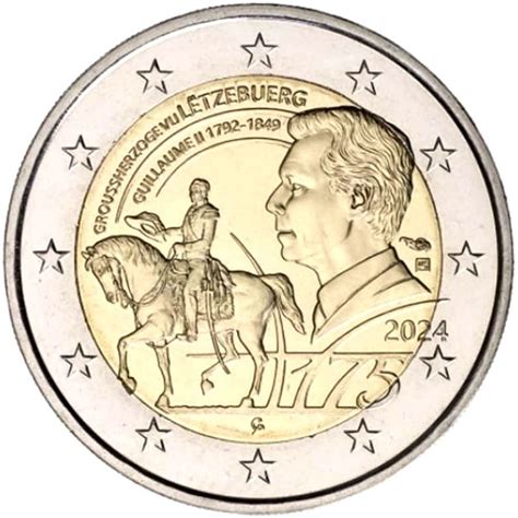 Moneda Conmemorativa 2 Euros Luxemburgo 2024