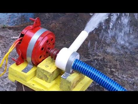 How To Make A Water Pump At Home Amazing Creativity Work Youtube