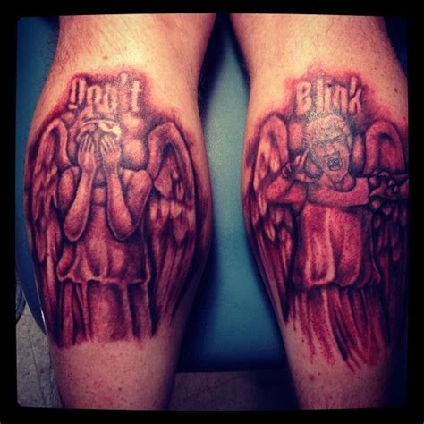 Weeping Angel Doctor Who Tattoo