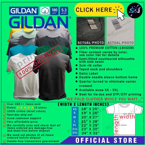 Gildan Premium Cotton Plain T Shirt Gsm Unisex