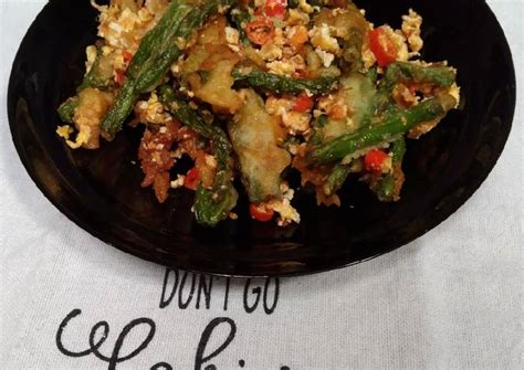 Resep Buncis Telur Asin Oleh Tini Datu Cookpad