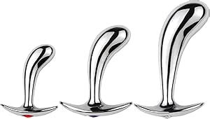 Amazon Uleade Butt Plug Trainer Kit Anal Plugs Metal Pcs Trainer Kit Butt Plugs With