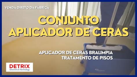 Conjunto Aplicador De Ceras Aplicador De Ceras Bralimpia Tratamento