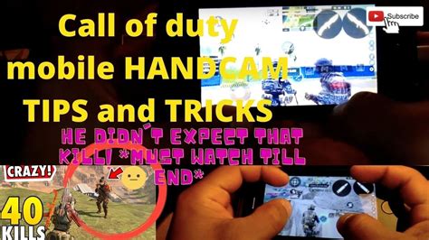 Best Call Of Duty Mobile Gameplay Finger Claw Handcam Settings Cod