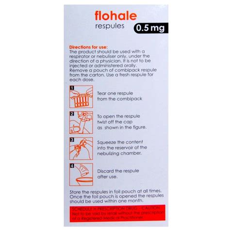 Flohale Mg Respules X Ml Price Uses Side Effects Composition