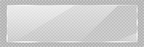 premium vector glossy rectangle glass