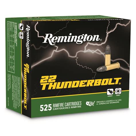 Remington 22 Thunderbolt 22lr Lrn 40 Grain 525 Rounds 737866 22lr Ammo At Sportsmans Guide