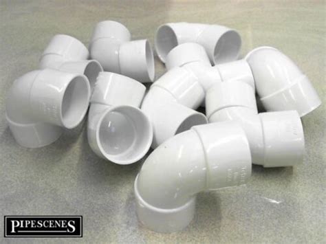 Waste Pipe Fittings Elbows For 40mm 43mm X 10 For Solvent Weld Waste