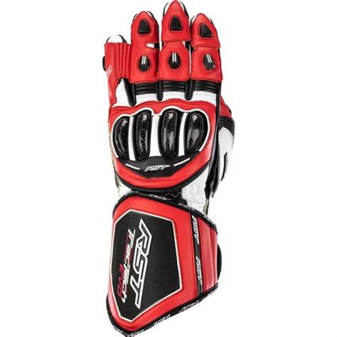 Gants Rst Tractech Evo Rouge Blanc Noir Gants Moto Racing