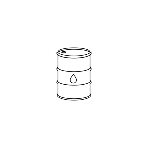 Oil Drum Icon 10812153 Vector Art At Vecteezy