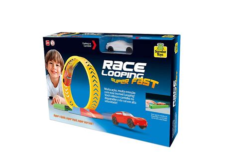 Pista Race Looping Super Fast Samba Toys Real Brinquedos