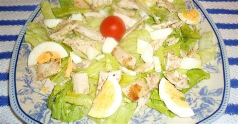 Ensalada Con Pollo Y Huevo Receta De Carme Castillo Cookpad