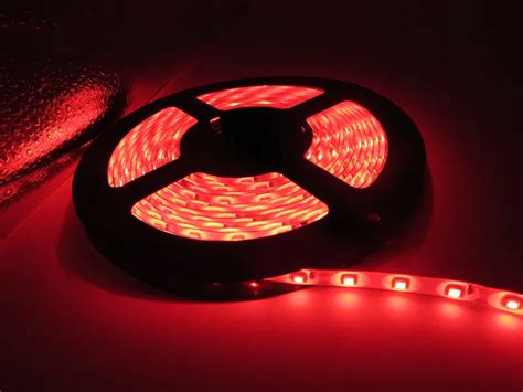 5m 60leds M Flexible Red Led Strip 2835 Smd Light Red Color Waterproof