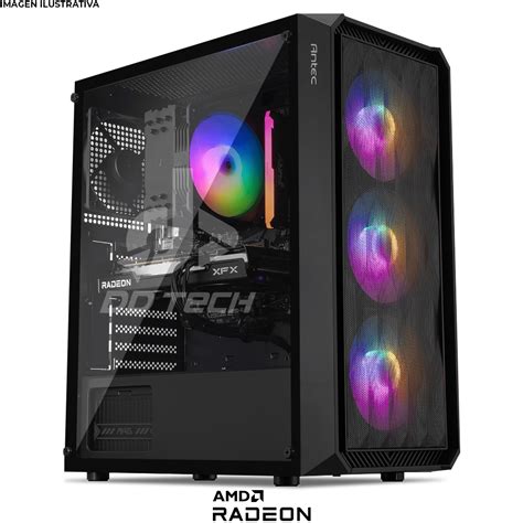 Computadora PRIDE GAMING ANTELOPE AMD RADEON RX 6600 AMD Ryzen 5