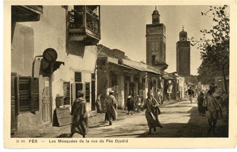 F S Les Mosqu Es De La Rue De F S Djedid Imprimer Par Braun Et Cie