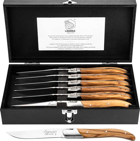 Amazon Laguiole Style De Vie Steak Knives Luxury Line Pieces